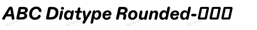 ABC Diatype Rounded字体转换 ABC Diatype Rounded字体转换